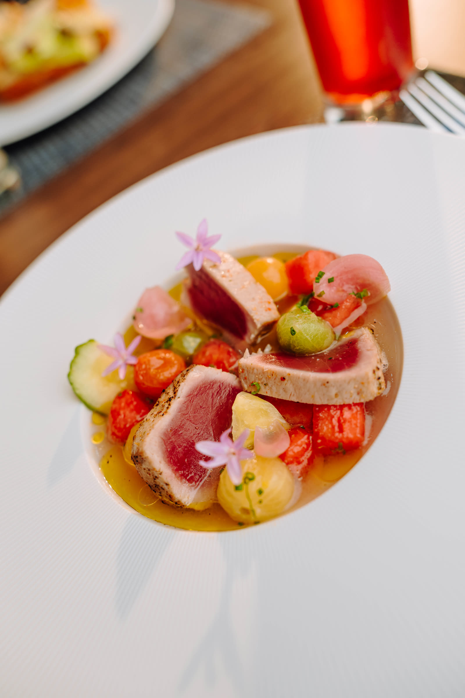 Early dinner plate at Le Mans Kitchen
