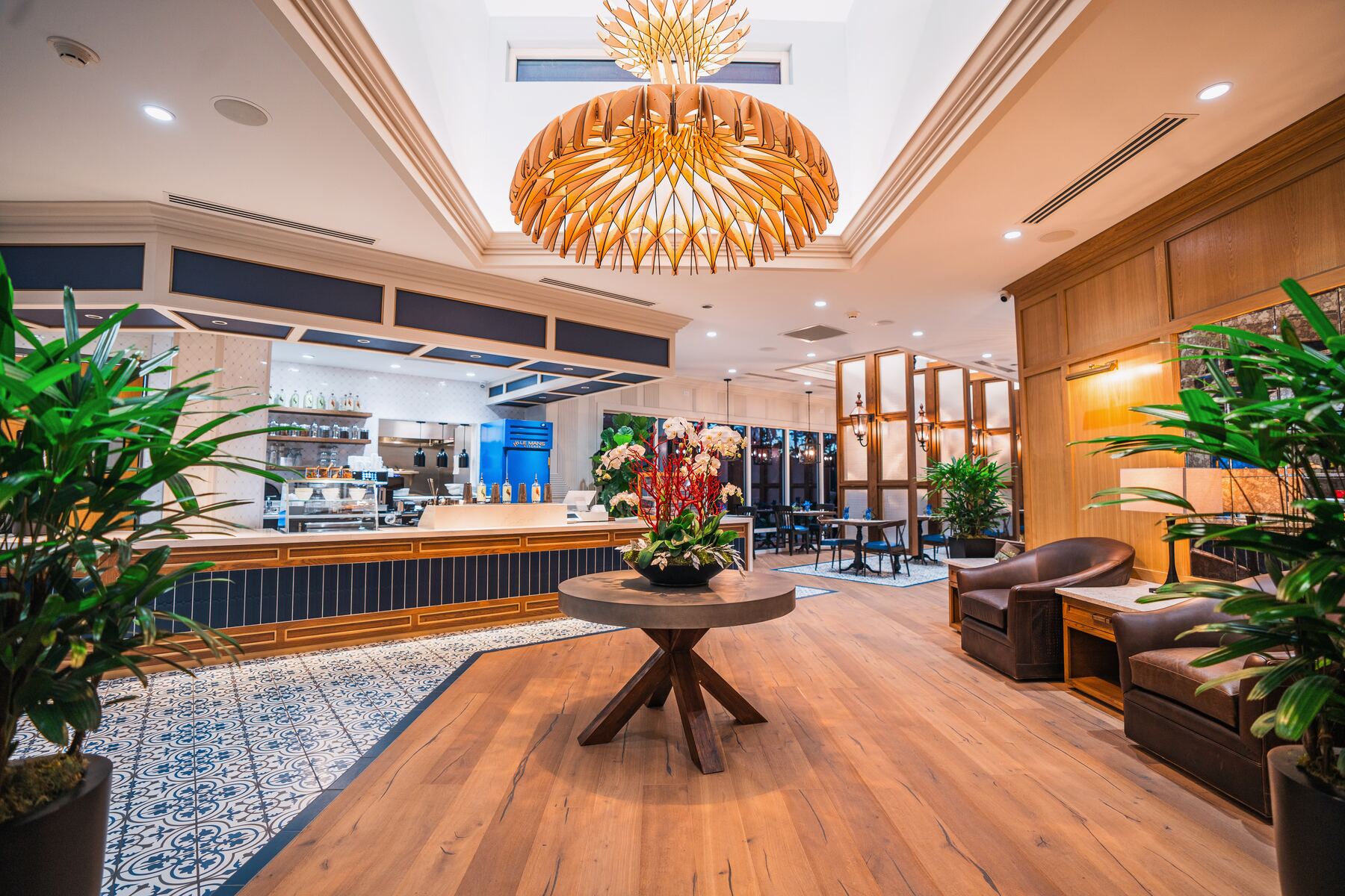 The dining room at Le Mans Kitchen