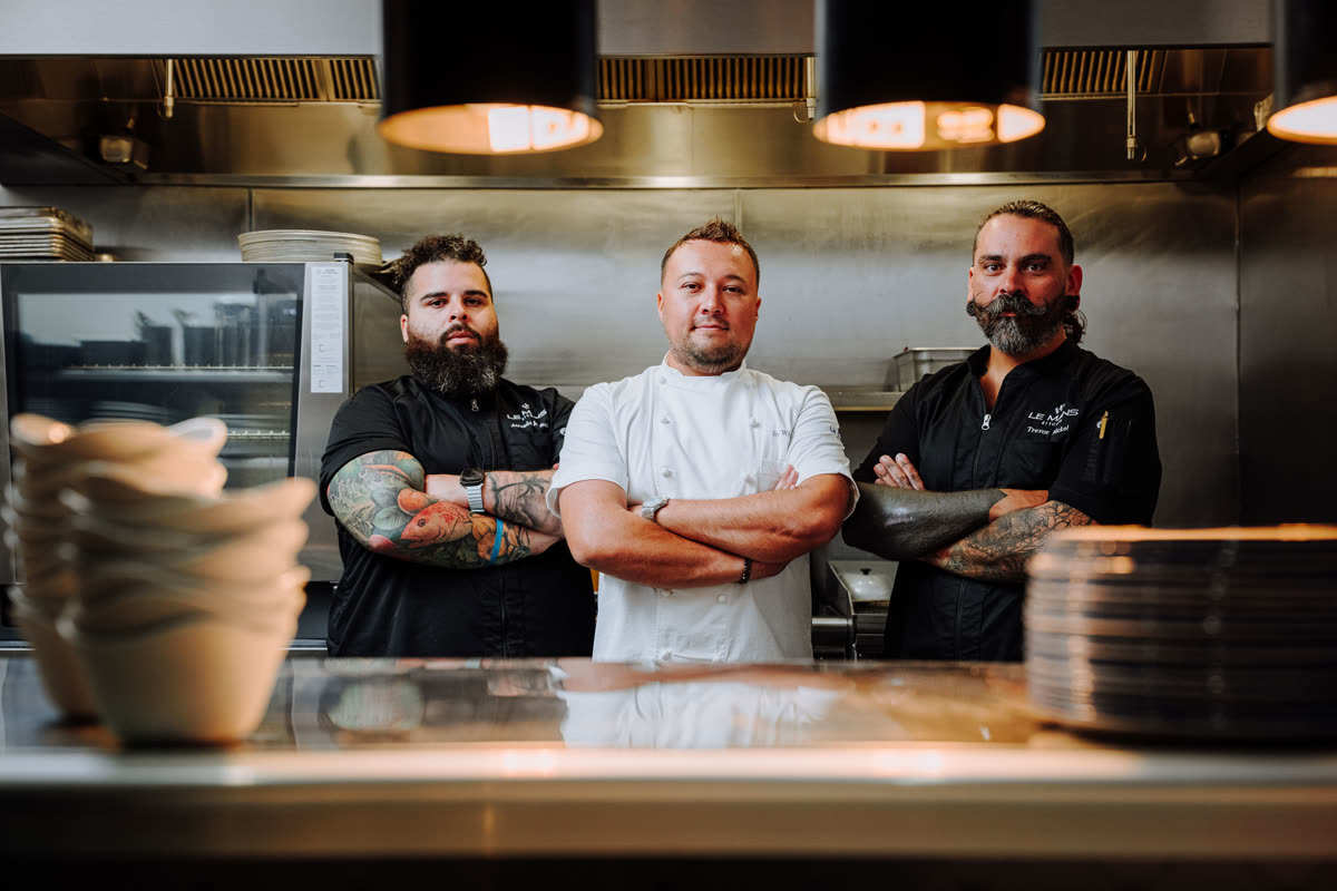 Chef Joe West in the Le Mans Kitchen